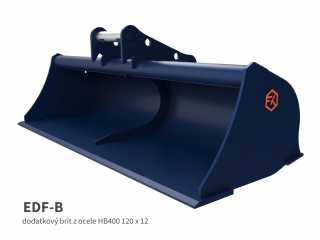 Příkopová lžíce na rypadlo FK Machinery EDF / EDF-B 6 - 8,5 T / 1400 - 1800 mm