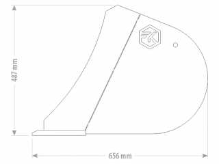 Příkopová lžíce na rypadlo FK Machinery EDG/EDG-B 8,5 - 10 T / 1500 - 1800 mm