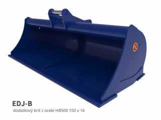 Příkopová lžíce na bagr FK Machinery EDJ / EDJ-B 14 - 18 T / 1800 - 2000 mm