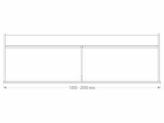 Příkopová lžíce na bagr FK Machinery EDJ / EDJ-B 14 - 18 T / 1800 - 2000 mm