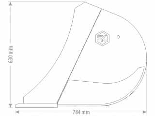 Příkopová lžíce na bagr FK Machinery EDJ / EDJ-B 14 - 18 T / 1800 - 2000 mm