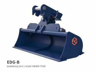 Polohovatelná příkopová lžíce FK Machinery EGB / EGB-B 1,9 - 2,6 T / 850 - 1200 mm