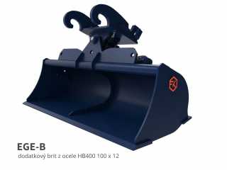 Polohovatelná příkopová lžíce FK Machinery EGE / EGE-B 5 - 6 T / 1000 - 1600 mm