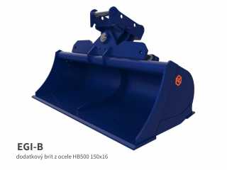 Polohovatelná příkopová lžíce FK Machinery EGI / EGI-B 12 - 14 T / 1800 - 2000 mm