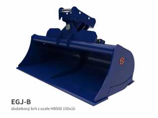 Polohovatelná příkopová lžíce FK Machinery EGJ / EGJ-B 14 - 18 T / 1800 - 2000 mm