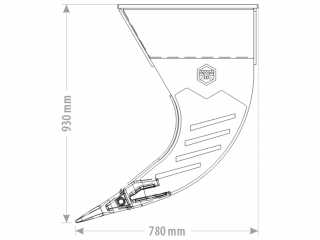 Rozrývací hák na rypadlo FK Machinery EFE 12 - 18 T