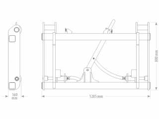 Adaptér JCB Q-FIT FK Machinery RA02