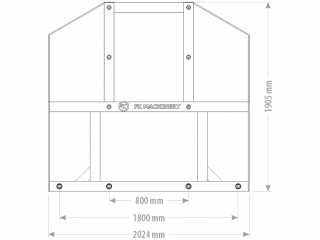 Vidle na balíky pro nakladače FK Machinery XLUBFT