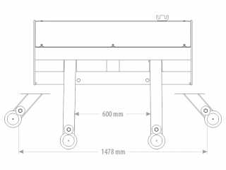 Hydraulický přepravník balíků FK Machinery UBTH