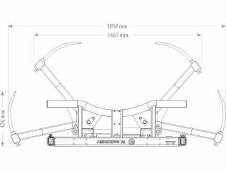 Vertikální kleště na balíky FK Machinery USBV / USBV-B