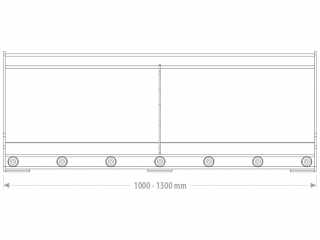 Vidle na hnůj FK Machinery MIKRO AMMF 100 - 130 cm