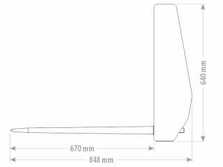 Vidle na hnůj FK Machinery STANDARD MMF 140 - 240 cm