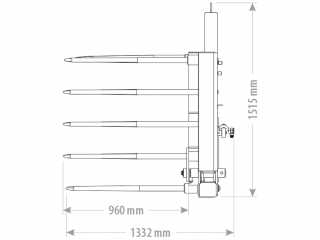 Vidle na siláž VARIO FK Machinery XLMMFV