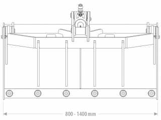 Drapák na hnůj FK Machinery MICRO AFWG 80 - 140 cm
