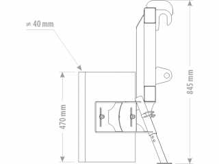 Pevná stěrka na hnůj FK Machinery MRSM 150 - 300 cm