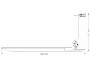 Paletizační vidle 0,6 T FK Machinery UPFN06