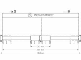 Paletizační vidle 0,6 T FK Machinery UPFN06