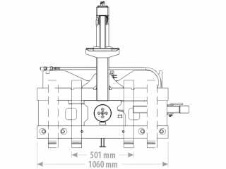 Otočné paletizační vidle + ramena FK Machinery UPFR16-WC