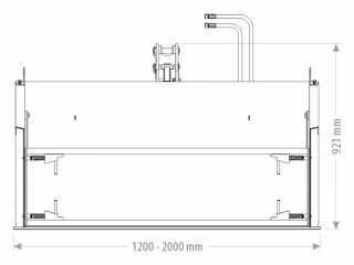 Hydraulický přepravní box FK Machinery UTBB