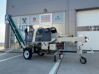 Kombinovaný elektro + za traktor štípací poloautomat...