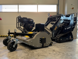 Benzínový mulčovač BMM-100 pro nakladač JANSEN KL-200