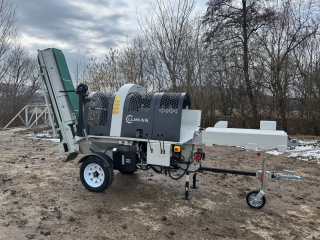 Benzínový hydraulický štípací poloautomat dřeva LUMAG...