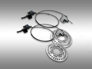 Hydraulické kotoučové brzdy pro malotraktor JANSEN...