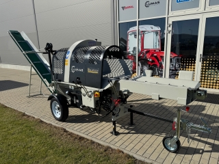 Benzínový hydraulický štípací poloautomat dřeva LUMAG...