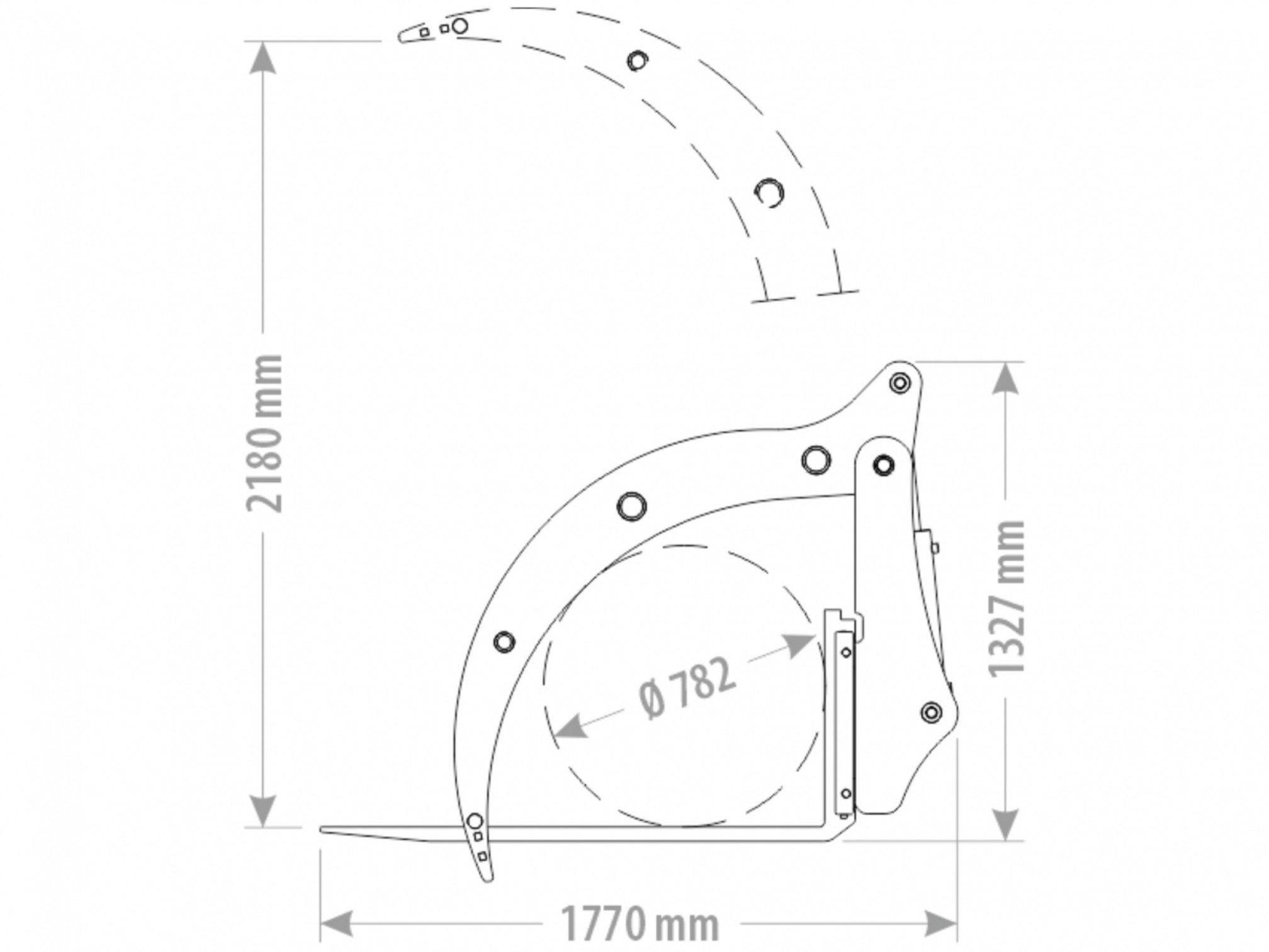 Přidržovač kulatiny FK Machinery UPFWG