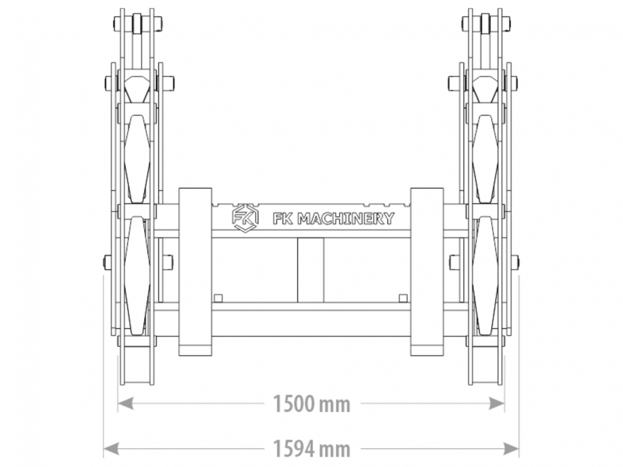 Přidržovač kulatiny FK Machinery UPFWG